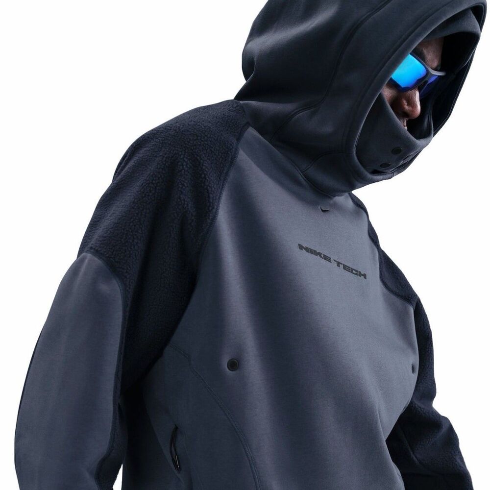 Nike Tech Boreas Hoodie Men XL Thunder Blue Obsidian Oversized IB3363-437 RARE